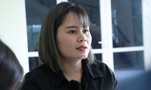 Chị Đinh Thị Phương Loan là người phụ nữ hiếm hoi can đảm lựa chọn theo đuổi công việc trang điểm cho tử thi. Ảnh: NVCC