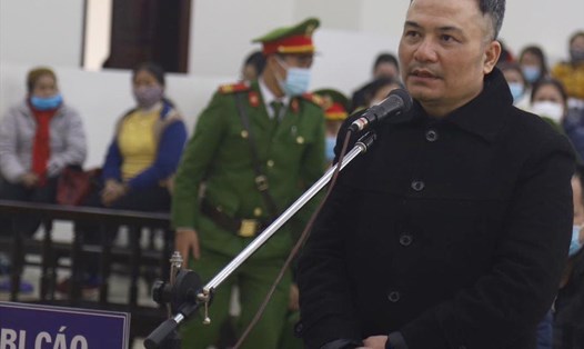 Cựu Chủ tịch Công ty CP Liên Kết Việt - bị cáo Lê Xuân Giang. Ảnh: V.Dũng.