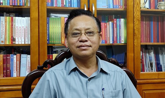 PGS.TS Lê Quốc Lý, nguyên Phó Giám đốc Học viện Chính trị Quốc gia Hồ Chí Minh. Ảnh T.Vương