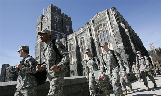 Một vụ gian lận thi cử lớn được phát hiện ở Học viện quân sự Mỹ lừng danh tại West Point. Ảnh: AFP