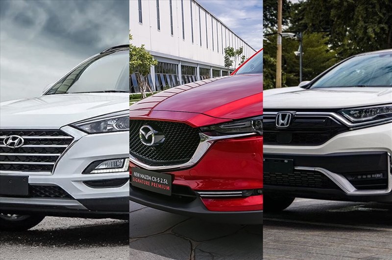 Mức trượt giá của Mazda CX-5, Hyundai Tucson hay Honda CR-V cao hơn?