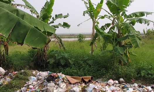 Vấn đề rác thải, đặc biệt là chất thải rắn sinh hoạt đang là vấn đề được quan tâm trong chương trình xây dựng nông thôn mới. Ảnh: NTM