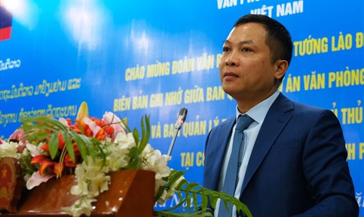 Ông Nguyễn Hồng Sâm, Tổng Giám đốc Cổng TTĐT Chính phủ, Tổng Biên tập Báo điện tử Chính phủ. Ảnh: VGP