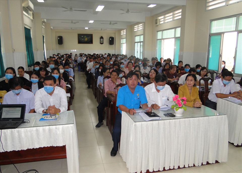 Hội nghị tập huấn. Ảnh: T.H