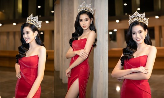 Hoa hậu Việt Nam 2020 Đỗ Thị Hà khoe vai trần gợi cảm. Ảnh: SV.