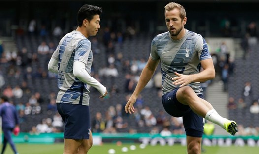 Son Heung-min và Harry Kane của Tottenham là 2 trong số những nhân tố gây ấn tượng mạnh nhất tại Premier League mùa giải 2020-21. Ảnh: AFP