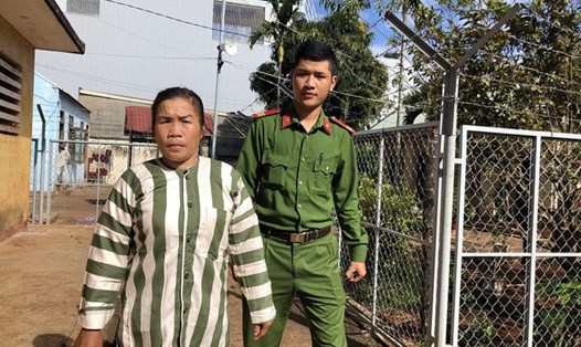 Công an Gia Lai bắt tạm giam đối tượng Lê Thị Thu. Ảnh CA