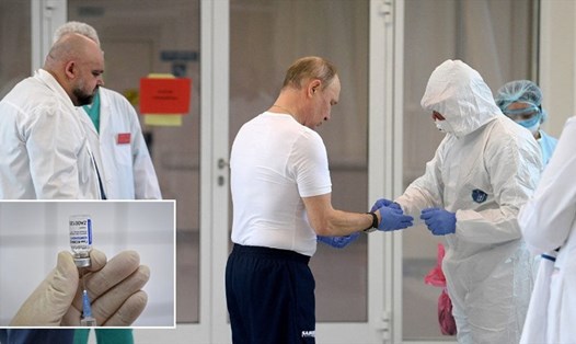 Tổng thống Vladimir Putin sẵn sàng tiêm vaccine COVID-19 Sputnik V. Ảnh: Kremlin