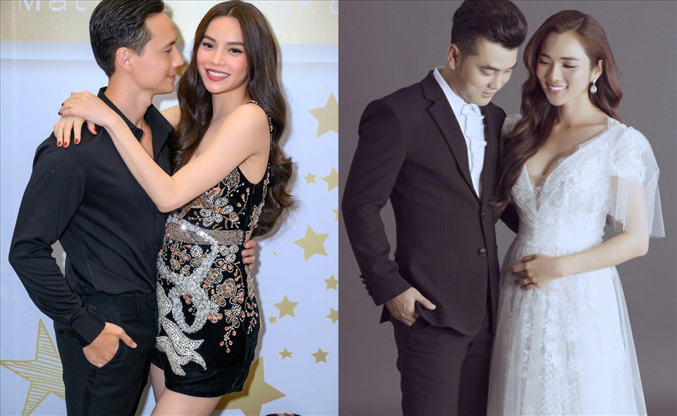 Các cuộc hôn nhân "mỹ nam - mẹ đơn thân" gây sốt showbiz Việt. Ảnh: NCSC.