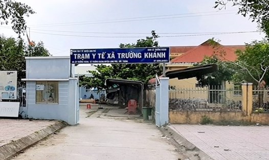 Trạm y tế xã Trường Khánh, huyện Long Phú, tỉnh Sóc Trăng nơi tiếp nhận ban đầu tài xế T. chở bệnh nhân 1440 (ảnh Nhật Hồ)