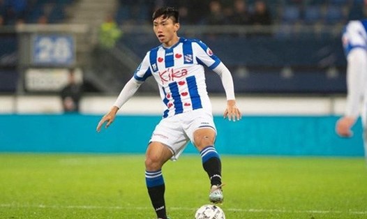 Đoàn Văn Hậu đang là mục tiêu chuyển nhượng của câu lạc bộ Jeonbuk Hyundai (Hàn Quốc). Ảnh: SC Heerenveen