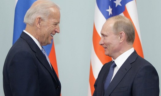 Ông Joe Biden và Tổng thống Nga Vladimir Putin. Ảnh: AFP