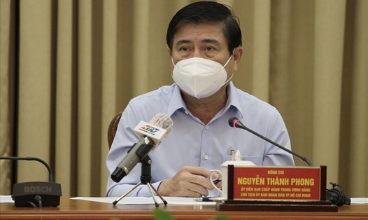 Ông Nguyễn Thành Phong (Chủ tịch UBND TPHCM). Ảnh: TTBC
