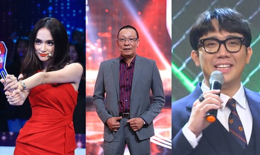 Lại Văn Sâm, Trấn Thành, Hương Giang - 3 gương mặt nổi bật ở gameshow Việt 2020. Ảnh: NSCC.