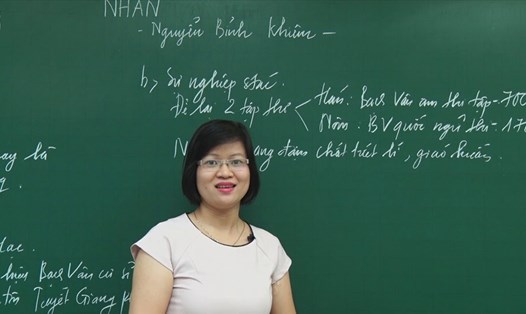 Cô giáo Phạm Thị Thu Phương gợi ý cách ôn thi hiệu quả môn Ngữ văn. Ảnh: TS247