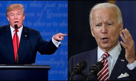 Tỉ lệ tín nhiệm ông Joe Biden cao hơn ông Donald Trump trong cuộc thăm dò mới. Ảnh: AFP