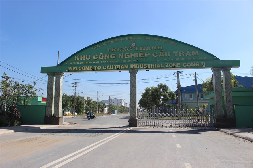 KCN Cầu Tràm, huyện Cần Đước, tỉnh Long An. Ảnh: K.Q