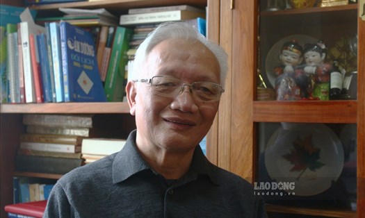 TS Nguyễn Tùng Lâm - Chủ tịch Hội tâm lý giáo dục Hà Nội. Ảnh: Tùng Giang.