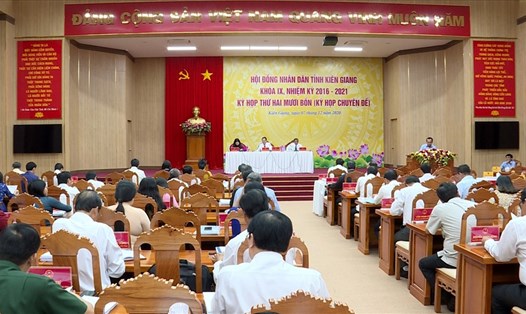 Hội đồng nhân dân tỉnh Kiên Giang khóa IX đã tổ chức kỳ họp thứ 24 (kỳ họp chuyên đề) thông qua 12 Nghị Quyết. Ảnh: PV