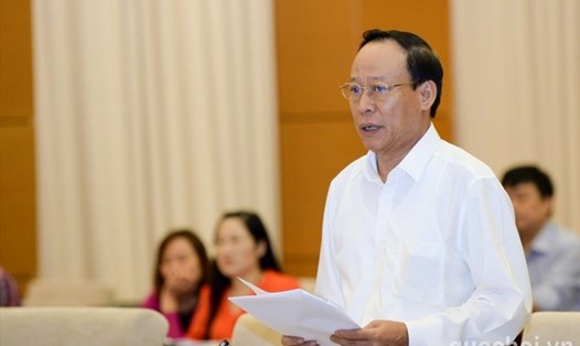Thượng tướng Lê Quý Vương – Thứ trưởng Bộ Công an. Ảnh QH