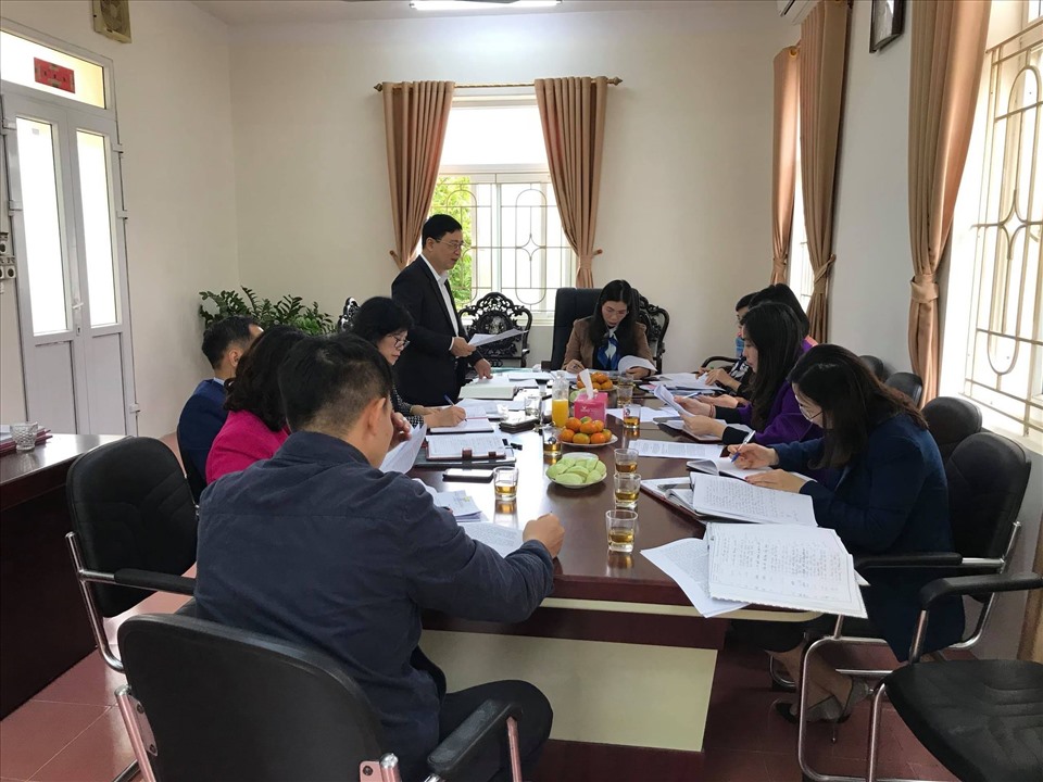 Toàn cảnh buổi làm việc. Ảnh: Quốc Hương