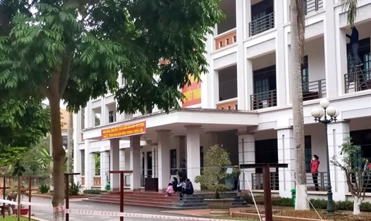 Bệnh viện dã chiến tại Trường Quân sự tỉnh Vĩnh Phúc. Ảnh TV