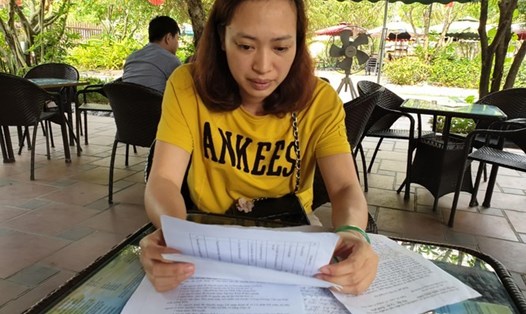 Chị Nguyễn Thị Thanh Thảo - nhân tài thu hút của Nghệ An 9 năm chưa được vào biên chế. Ảnh: PV