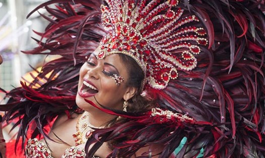 Vũ công trình diễn tại lễ hội Rio Carnival, Brazil. Ảnh: AFP.