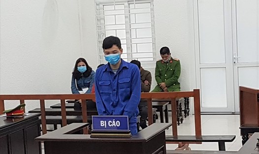 Bị cáo Trần Văn Phương tại phiên tòa chiều 13.2.