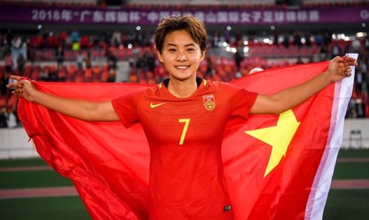 Wang Shuang - tiền đạo chủ lực của tuyển nữ Trung Quốc có thể quay lại đội sau một thời gian bị cách ly tại Vũ Hán. Ảnh: IC/Global Times.