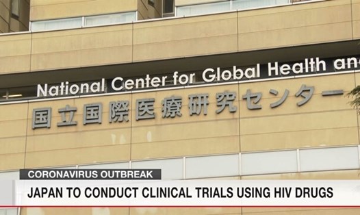Nhật Bản sẽ thử nghiệm lâm sàng thuốc chữa HIV để trị COVID-19. Ảnh: NHK.