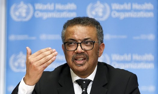 Tổng Giám đốc Tổ chức Y tế Thế giới (WHO) Tedros Adhanom Ghebreyesus. Ảnh: AP