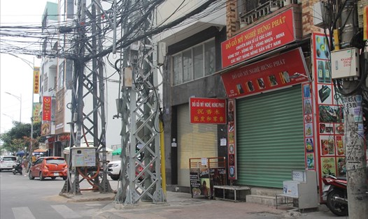 Quang cảnh im lìm, đìu hiu trên các tuyến phố ở Nha Trang, Khánh Hòa. Ảnh: Nhiệt Băng