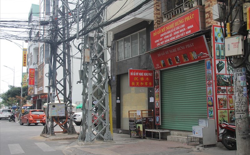 Quang cảnh im lìm, đìu hiu trên các tuyến phố ở Nha Trang, Khánh Hòa. Ảnh: Nhiệt Băng