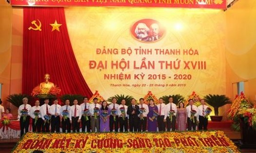 Ban Thường vụ Tỉnh uỷ Thanh Hoá nhiệm kỳ 2015 - 2020.