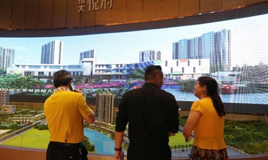 Công ty bất động sản lớn thứ 3 Trung Quốc bán trực tuyến 47.500 căn nhà chỉ trong 3 ngày. Ảnh: SCMP
