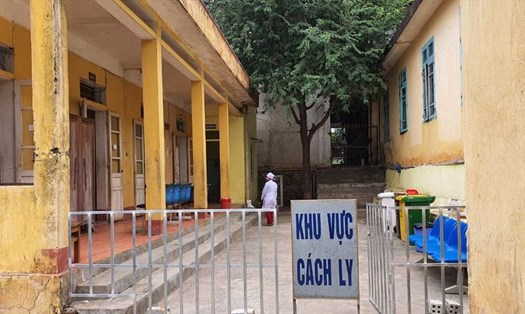 Khu vực cách ly tại Bệnh viện Đa khoa huyện Mường Lát, Thanh Hóa.