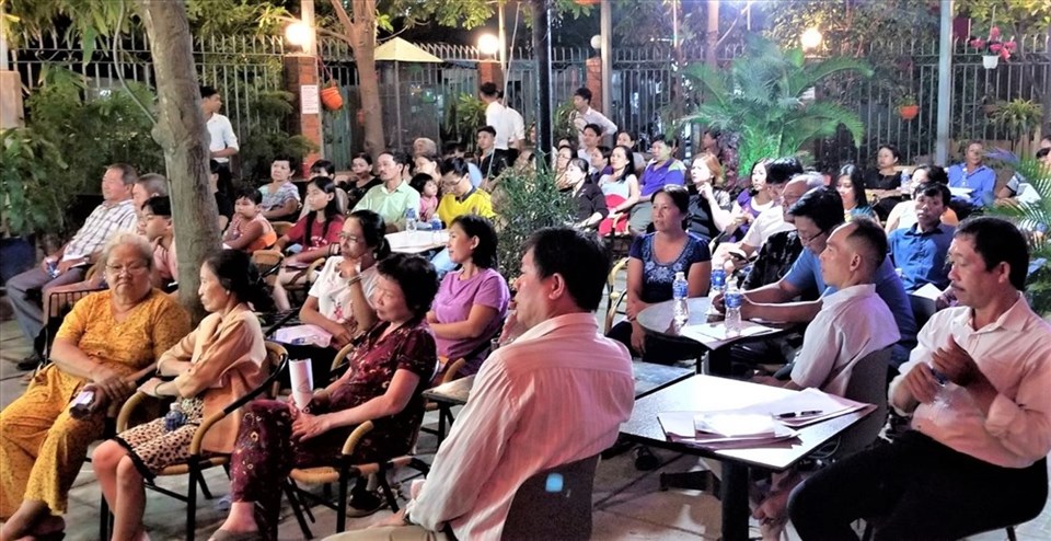 Một buổi tuyên truyền về BHXH tự nguyện của Cơ quan BHXH Quận Bình Tân, TP.Hồ Chí Minh năm 2019. Ảnh BHXH Một buổi tuyên truyền về BHXH tự nguyện của Cơ quan BHXH Quận Bình Tân, TP.Hồ Chí Minh năm 2019. Ảnh BHXH