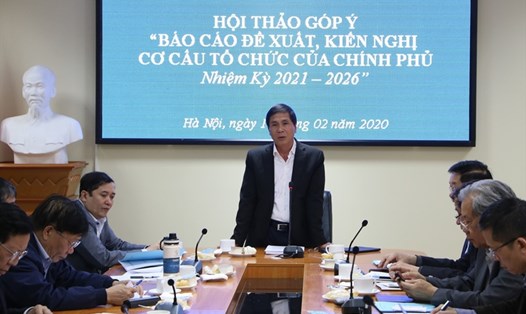 Thứ trưởng Triệu Văn Cường phát biểu tại Hội thảo. Ảnh: Thanh Tuấn