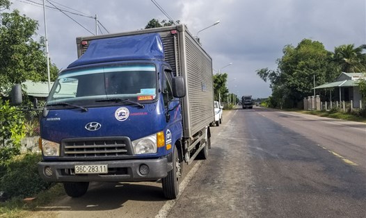 Lực lượng Cảnh sát Giao thông đã tạm giữ xe ô tô tải 36C-283.11.