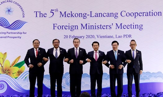 Các đại biểu dự hội nghị hợp tác Mekong - Lan Thương lần thứ 5. Ảnh: BNG.