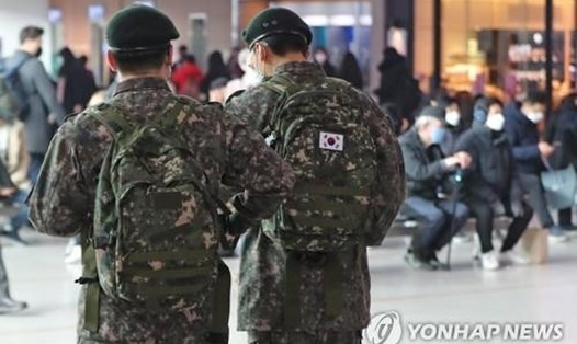 7.000 quân nhân Hàn Quốc đang bị cách ly. Ảnh: Yonhap
