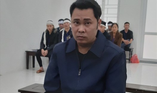 Bị cáo Vương Văn Bình tại phiên sơ thẩm đầu tháng 2 vừa qua.