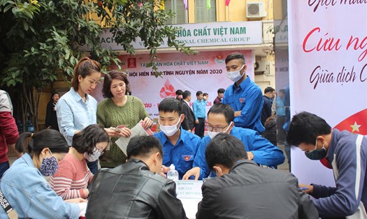 Công đoàn Công nghiệp Hóa chất Việt Nam tổ chức chương trình hiến máu tình nguyện năm 2020.
