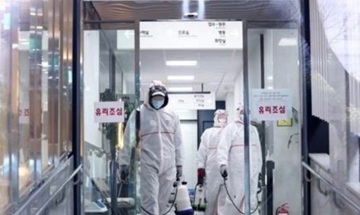 Tính tới thời điễm hiện tại, số ca nhiễm COVID-19 ở Hàn Quốc đã lên tới con số 977 và 10 ca tử vong. Ảnh: Yonhap