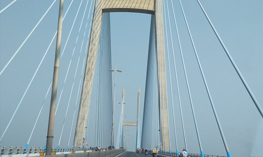 Cầu Mỹ Thuận hiện hữu. Ảnh: K.Q