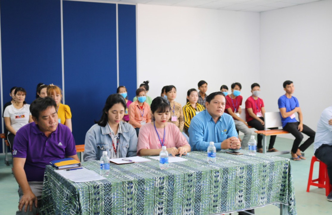 Hình ảnh tại Hội nghị thành lập và ra mắt Công đoàn Công ty TNHH May Mặc Dar Lon.