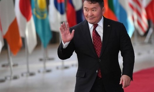 Tổng thống Mông Cổ Battulga Khaltmaa. Ảnh: JP.