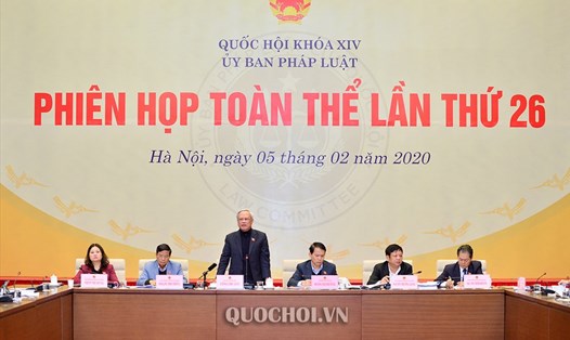 Phó Chủ tịch Quốc hội Uông Chu Lưu phát biểu chỉ đạo tại phiên họp. Ảnh Q.H