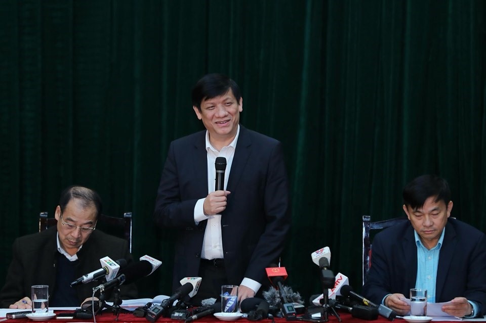 GS-TS Nguyễn Thanh Long - Thứ trưởng Bộ Y tế phát biểu. Ảnh; Sơn Tùng